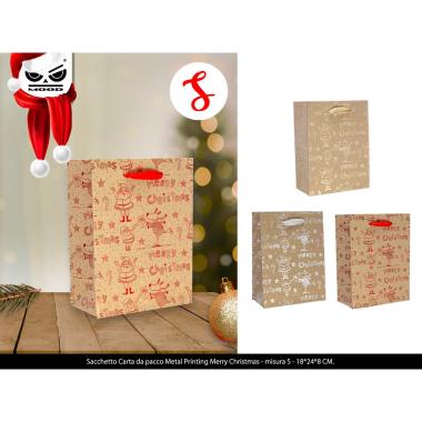 Sacchetto carta da pacco metal