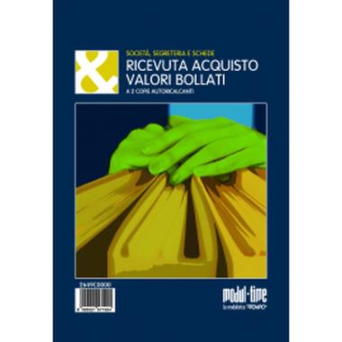 Blocco ricevuta acquisto valori bollati 50x2