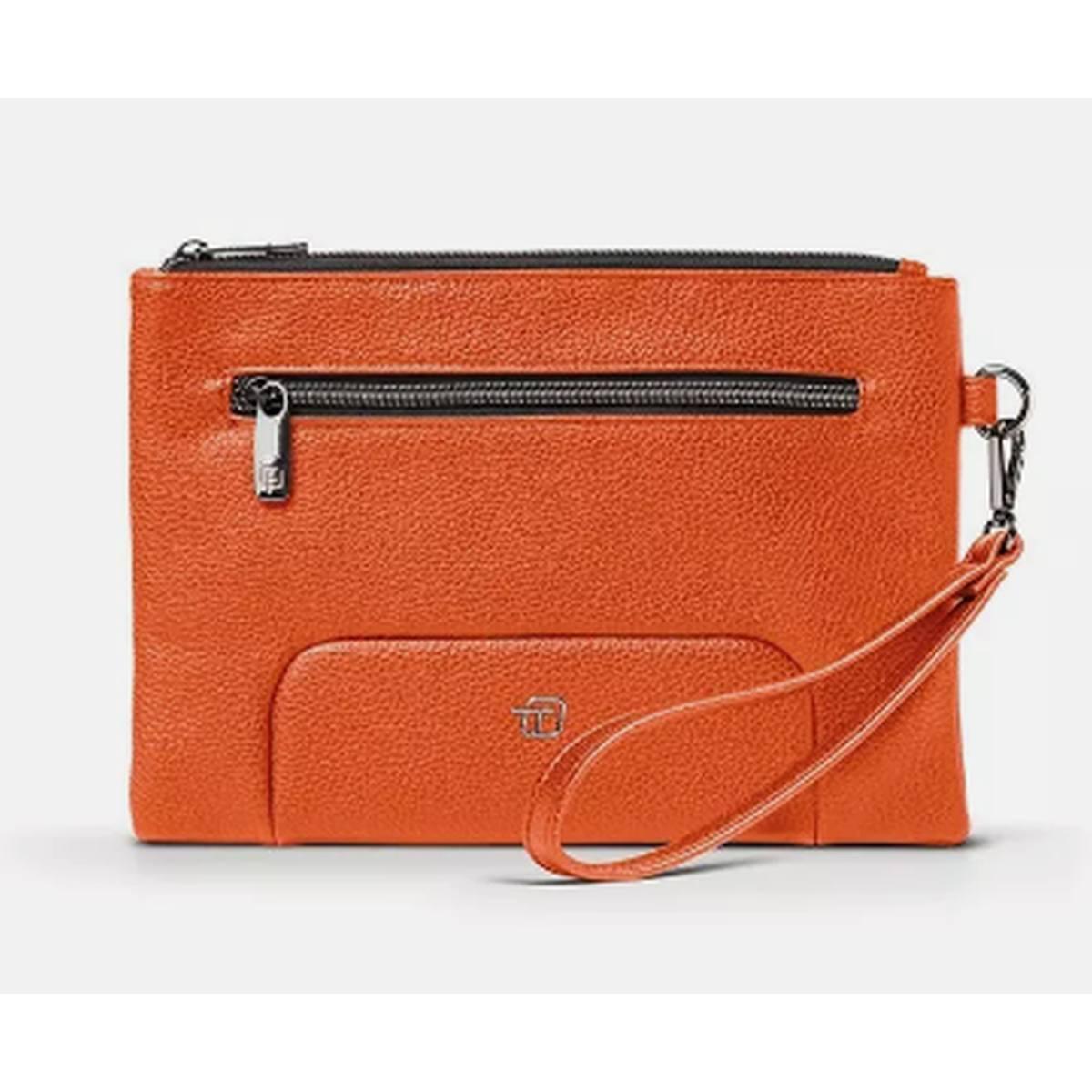 Pochetta da polso gate trender in ecopelle mattone