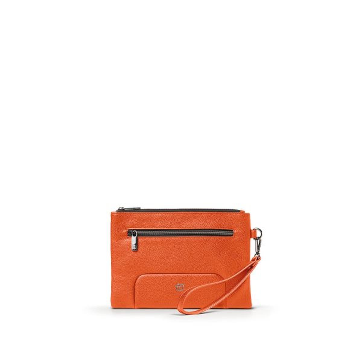 Zaino gate paint in ecopelle + pochette gate arancio