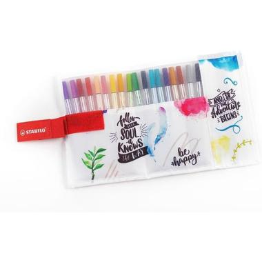 Stabilo pen 68 brush rotolo da 18