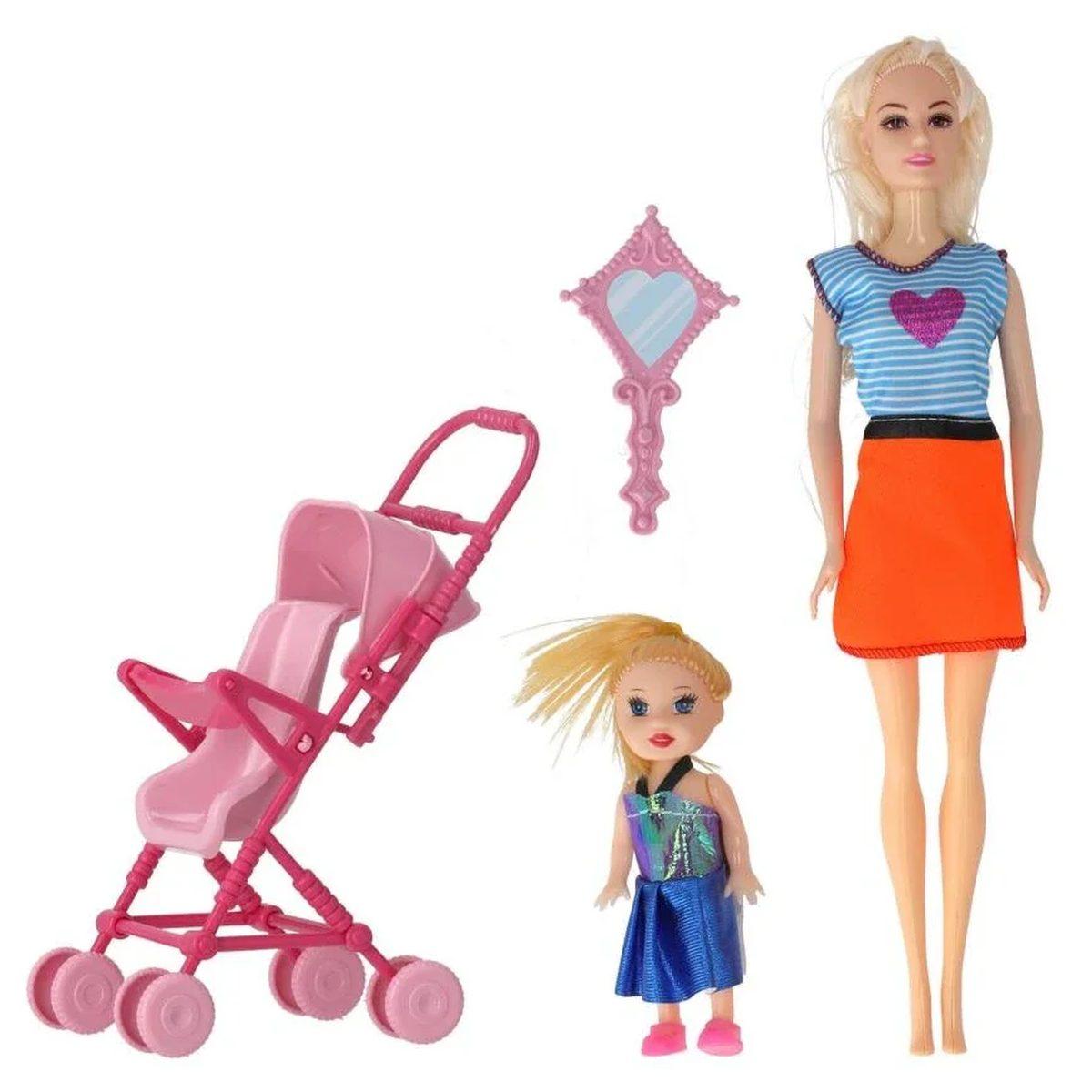 Fashion doll c/set bambolina e passeggino