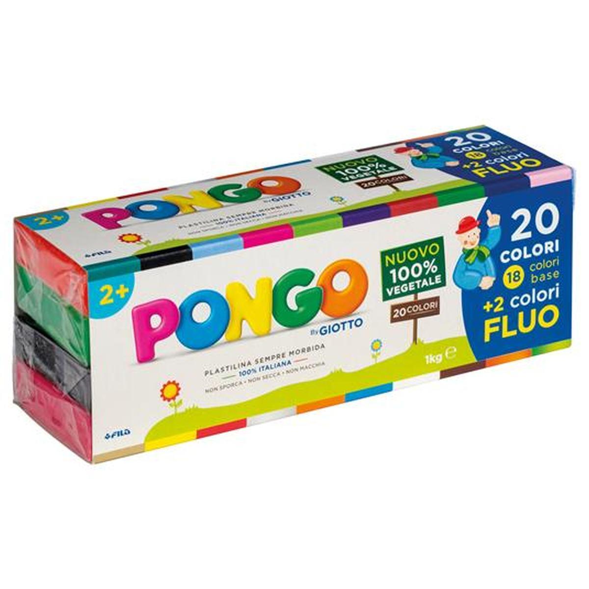 Giotto pongo 1kg 20 colori
