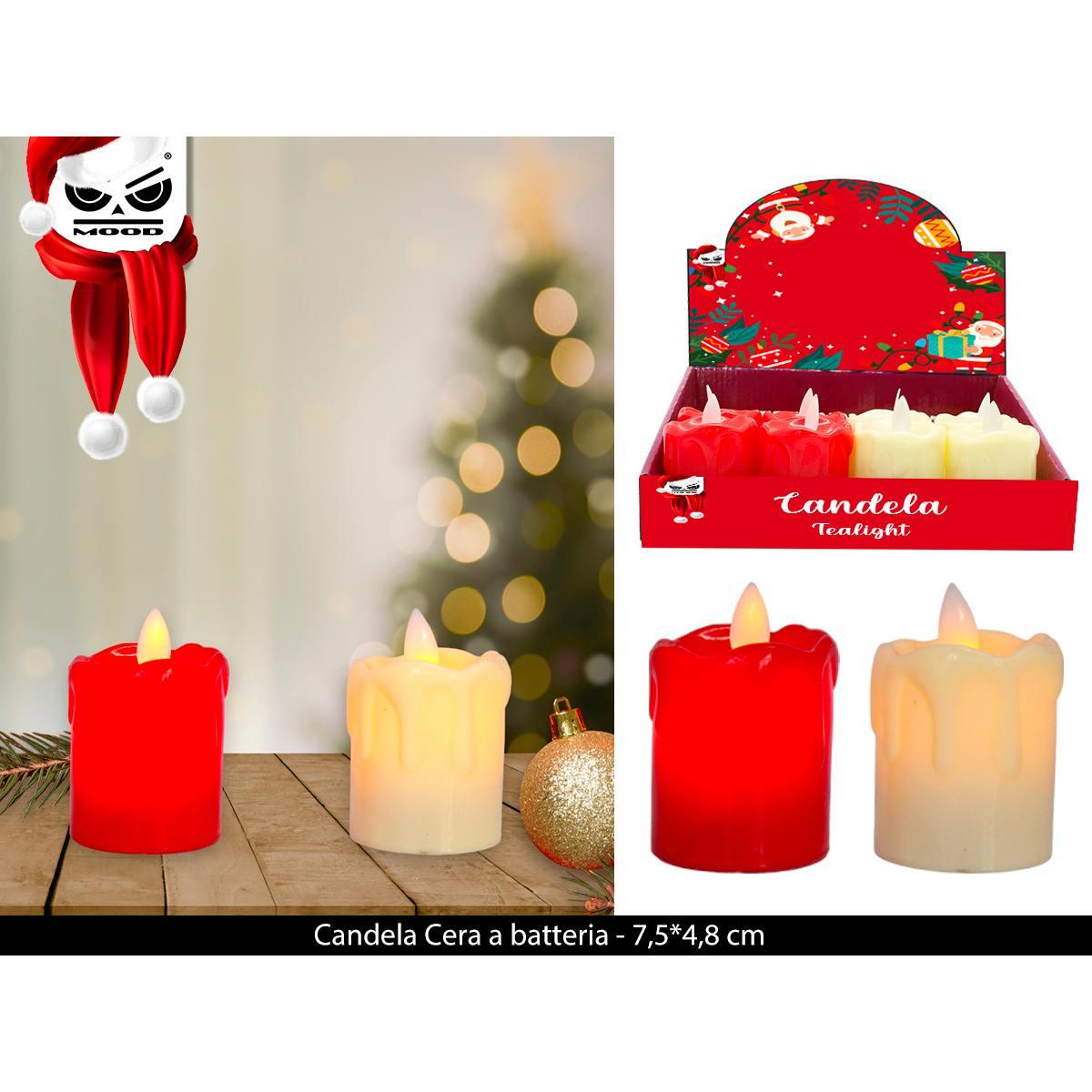 Candela a batteria candela cera