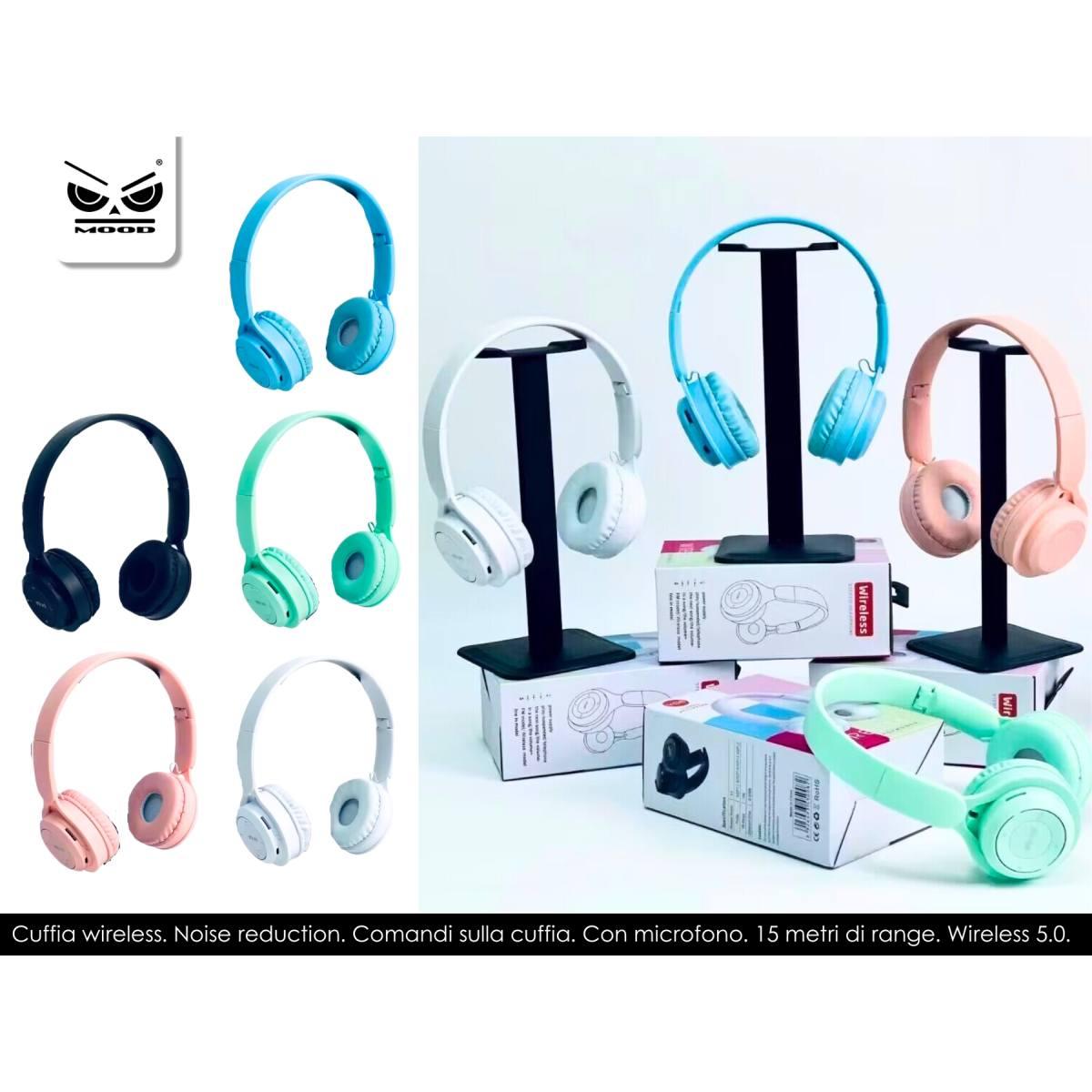 Cuffie wireless mono colore