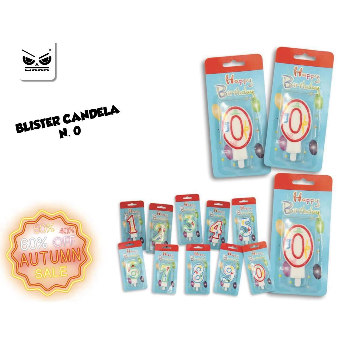 Blister candela n. 0 conf. pz. 12