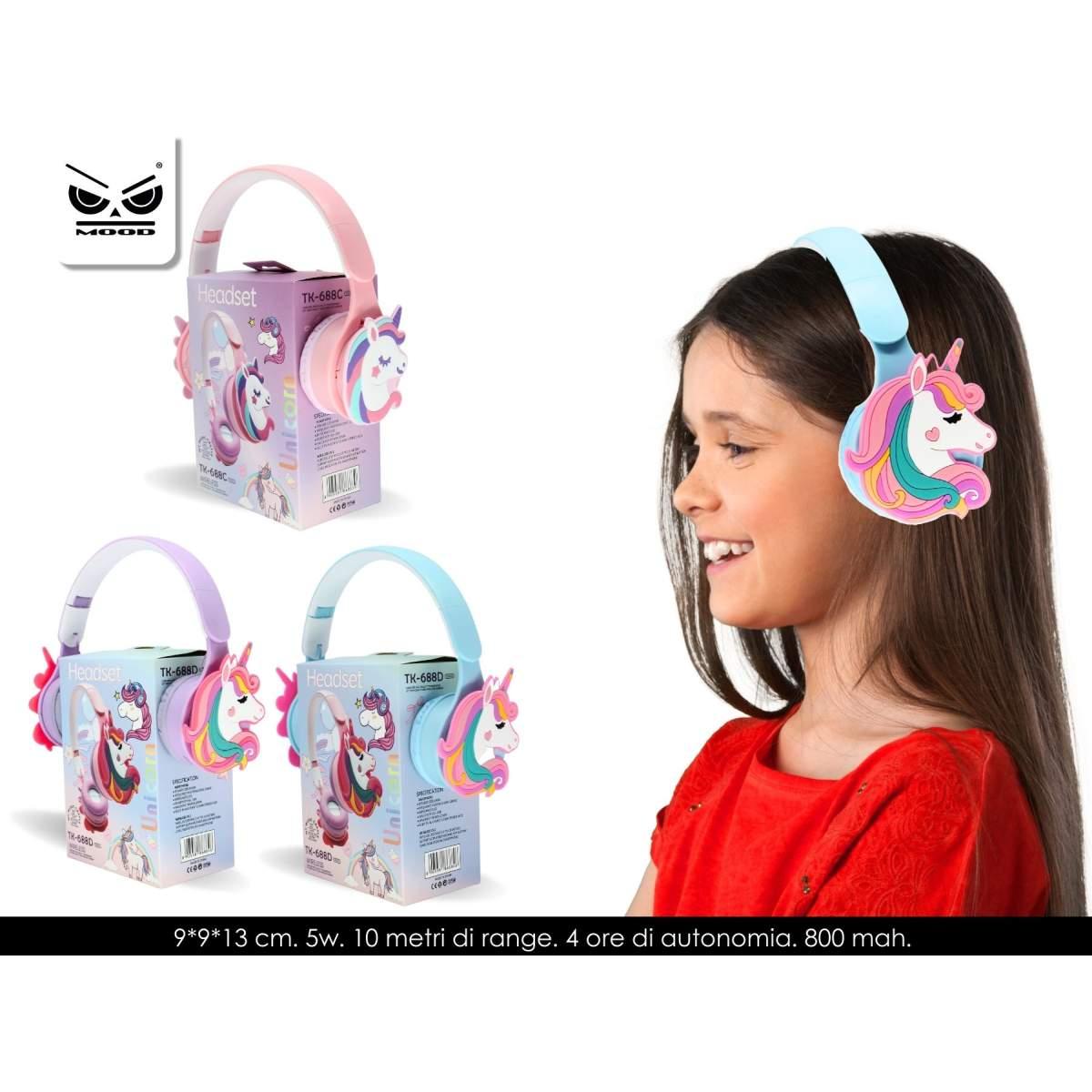 Cuffie wireless unicorno