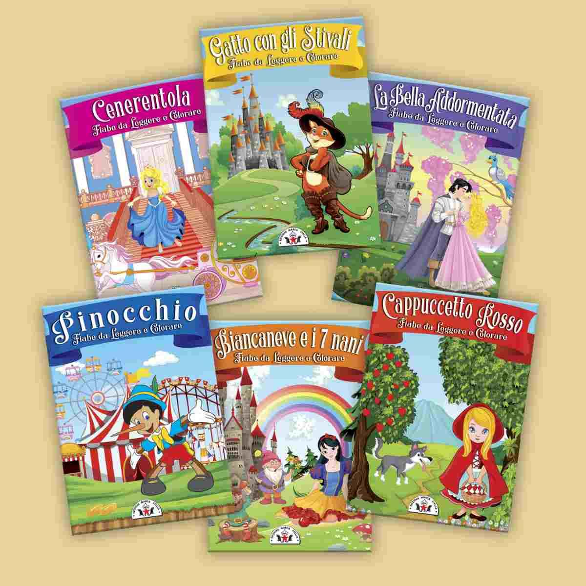 Album da dipingere fiabe