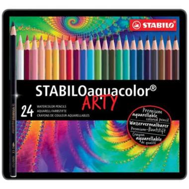 Stabilo acquacolor metal box arty plus da 24