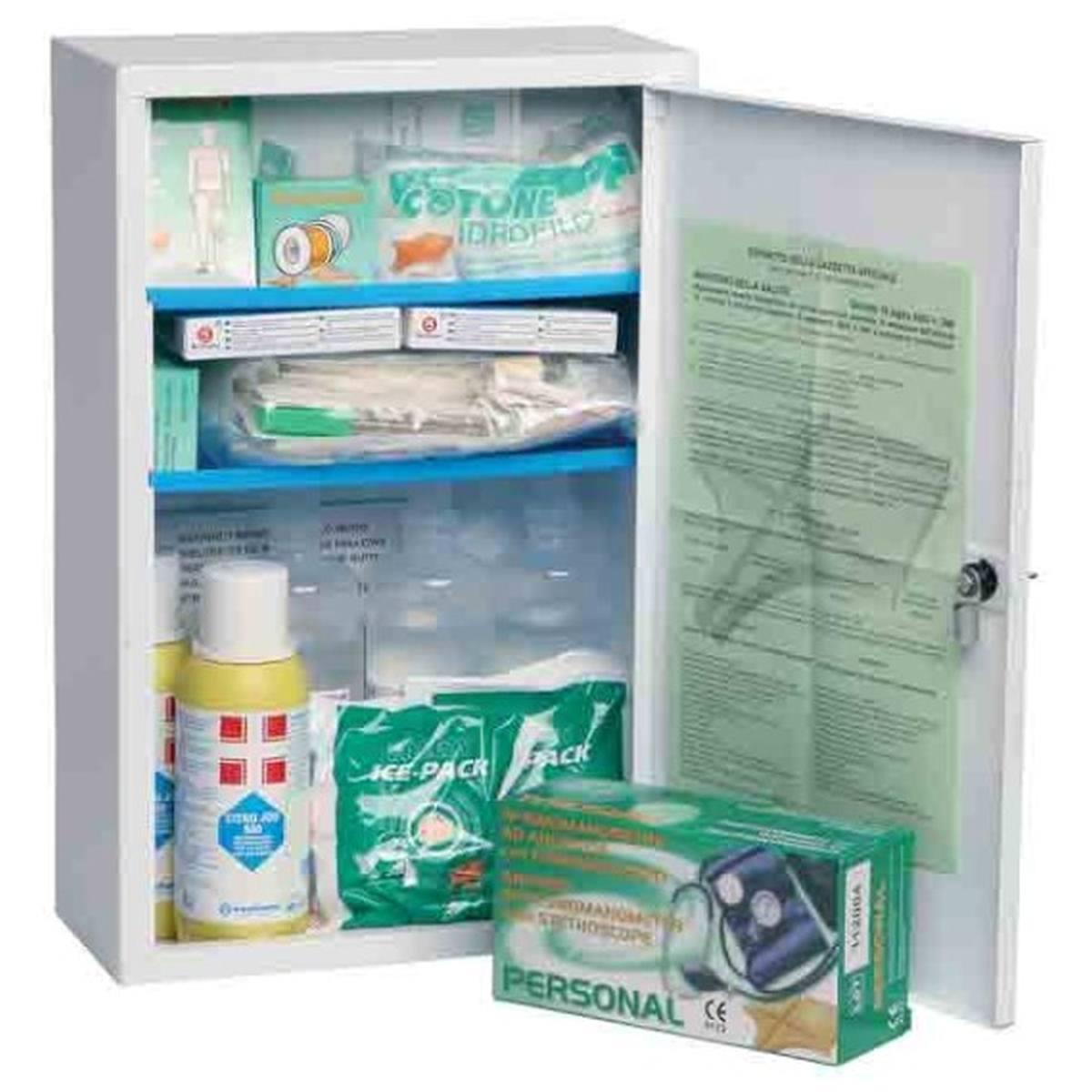 Armadietto pronto soccorso in metallo 102/m per piu' di 3 persone