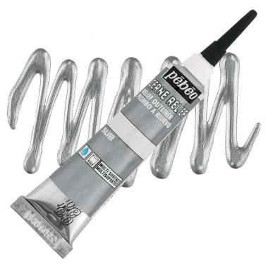 Pasta per contorni vitrail 20ml argento