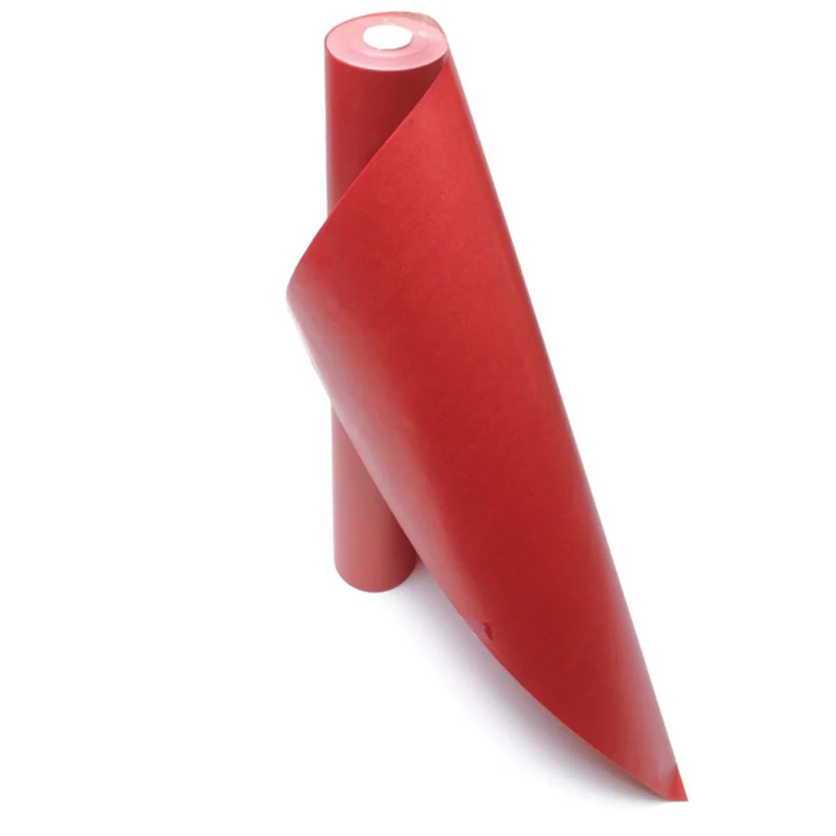 Rotolo carta regalo 70x100mt rosso patinato 65gr