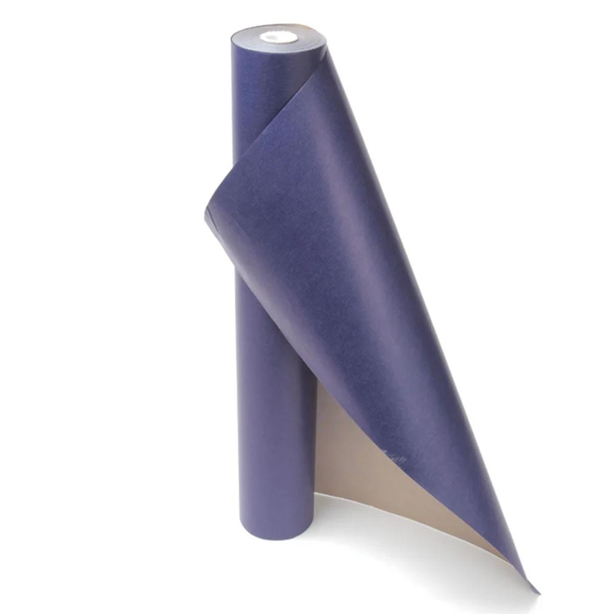 Rotolo carta regalo 70x100mt blu patinato 65gr