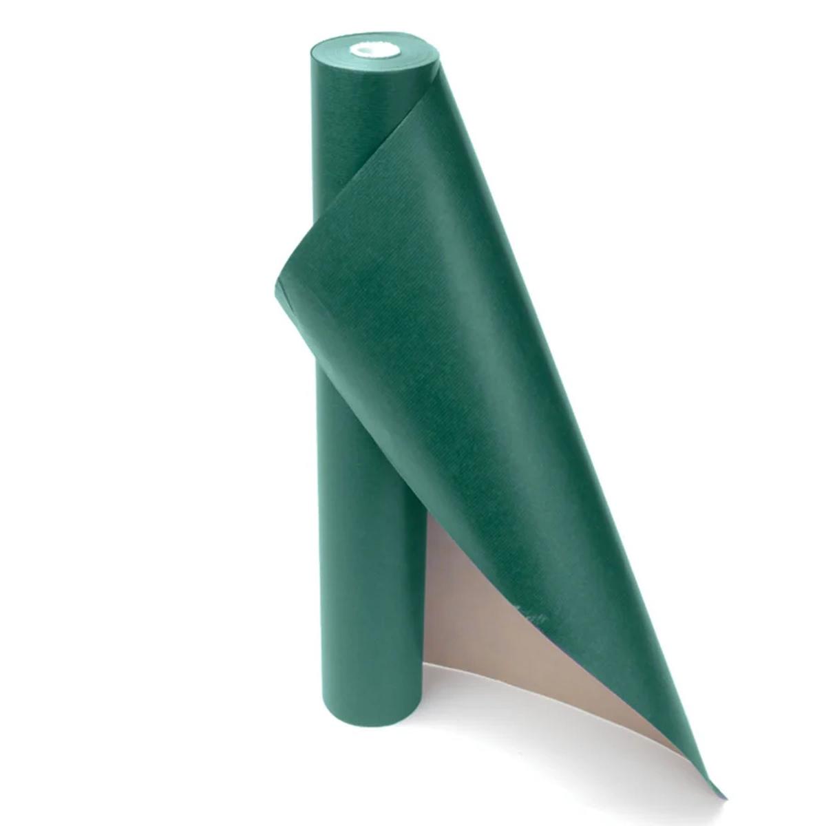 Rotolo carta regalo 70x100mt verde scuro patinato 65gr