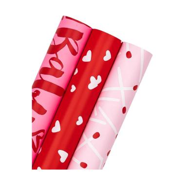 Carta regalo rotolo da 70cm x2mt auguri di cuore ass