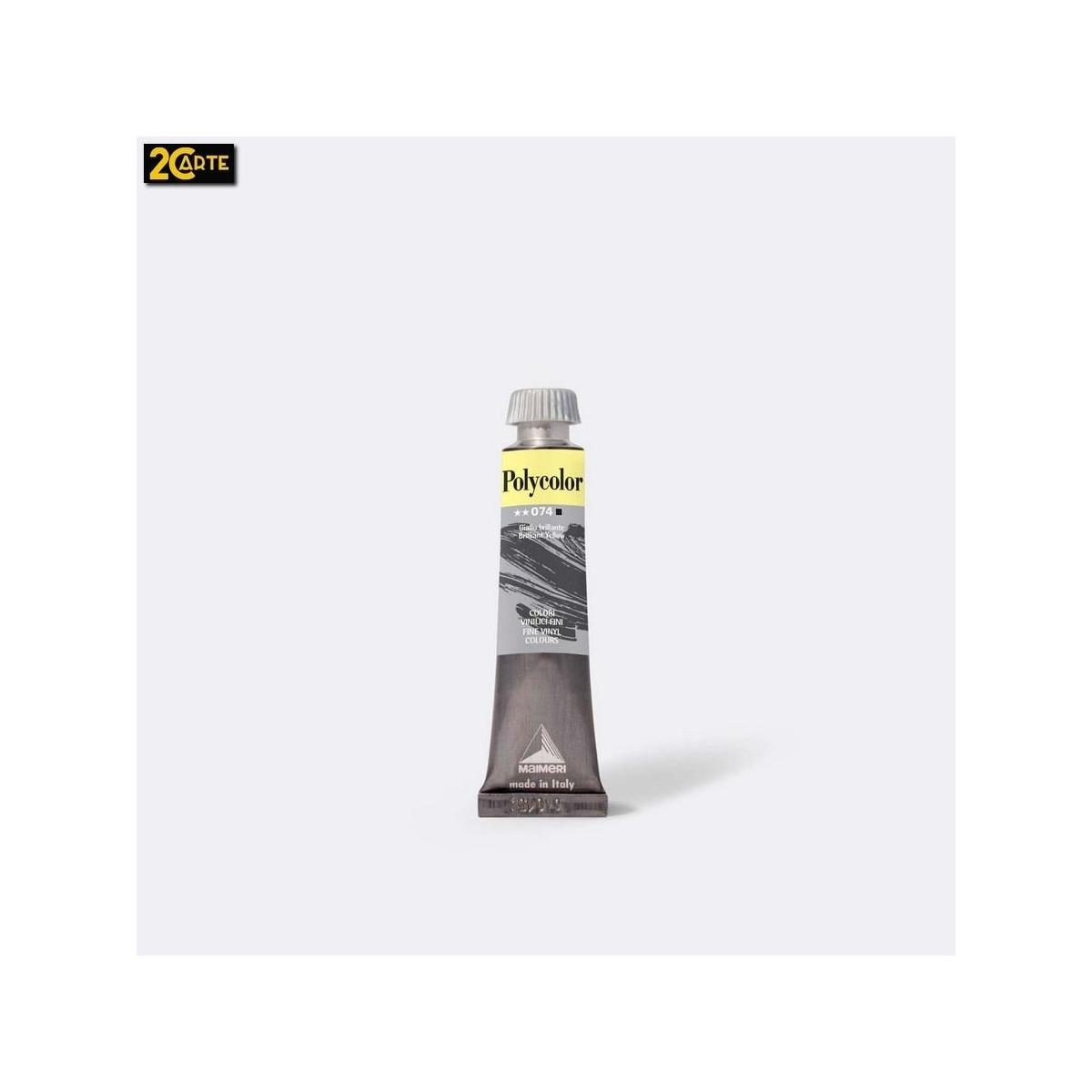 Tubetto polycolor 20ml giallo brillante