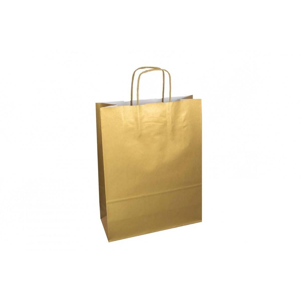 Shoppers cordino 26x11x34.5 oro