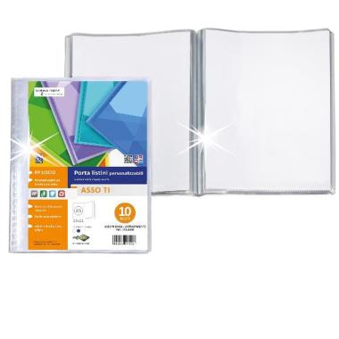 Portalistino asso ti 15x21 100 buste trasp.