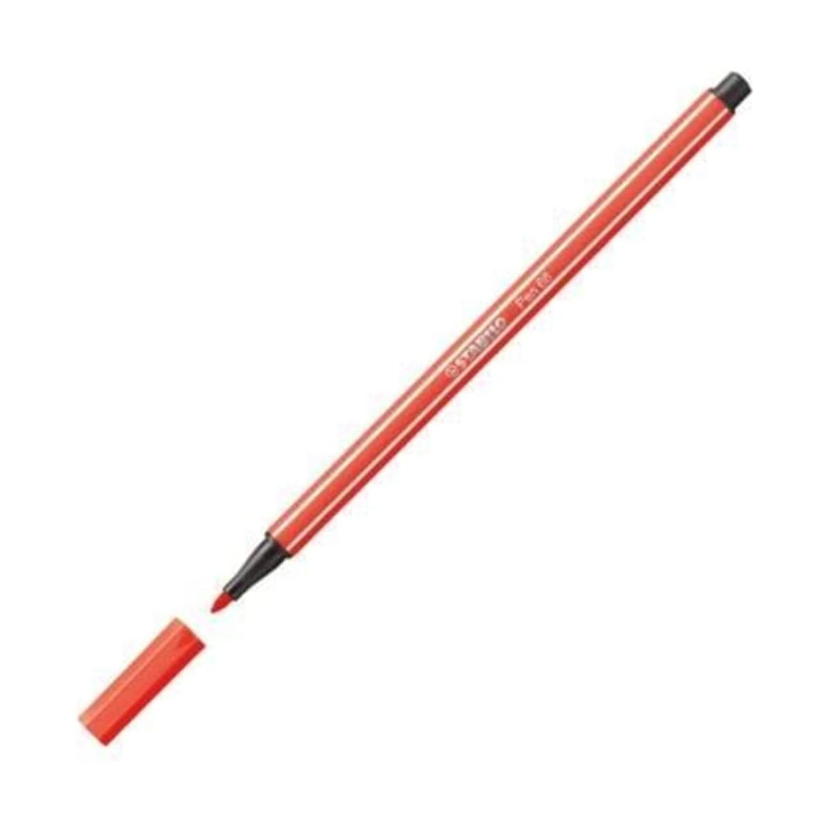 Stabilo pen 68 rosso chiaro pz.10,