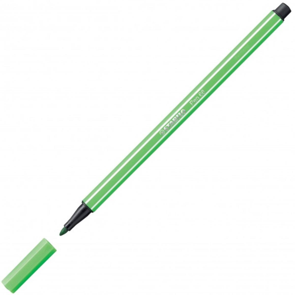 Stabilo pen 68 verde foglia pz.10