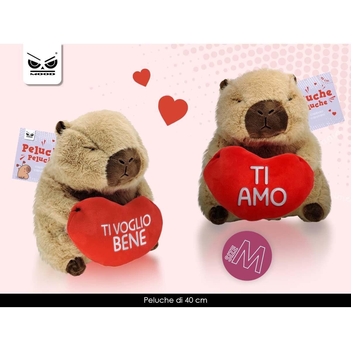 Peluches capibara  in love mis.m