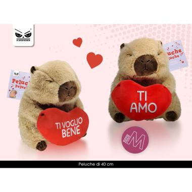 Peluches capibara  in love mis.m
