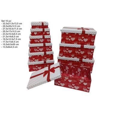 Set 10 scatole regalo s.valentino