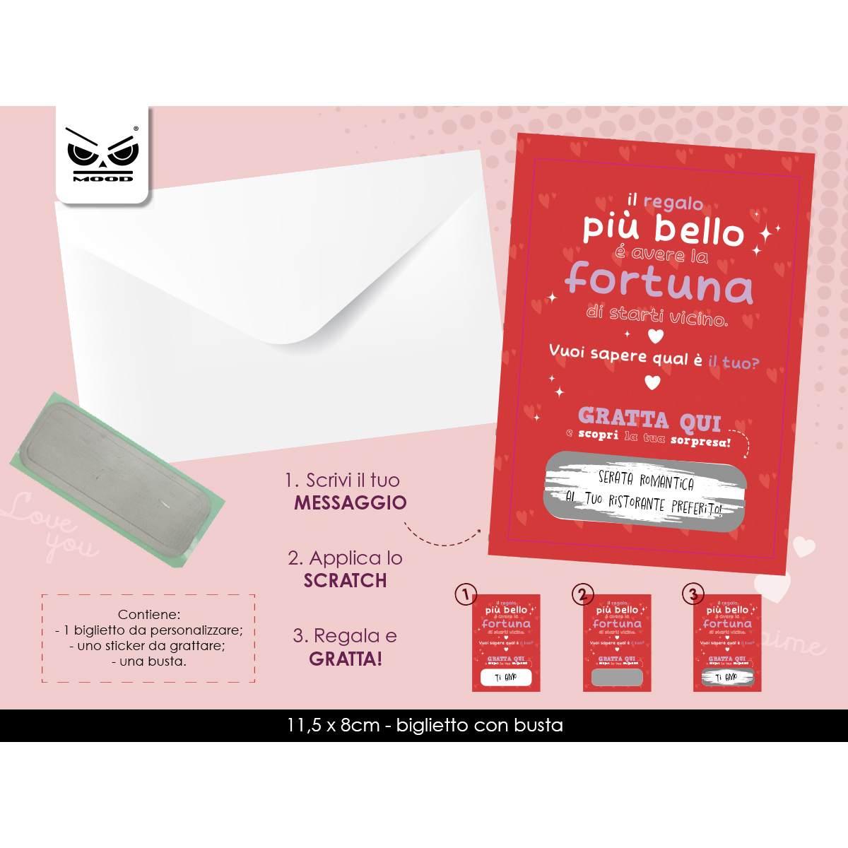 Biglietto auguri gratta qui