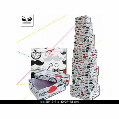 Set 10 scatole gentleman