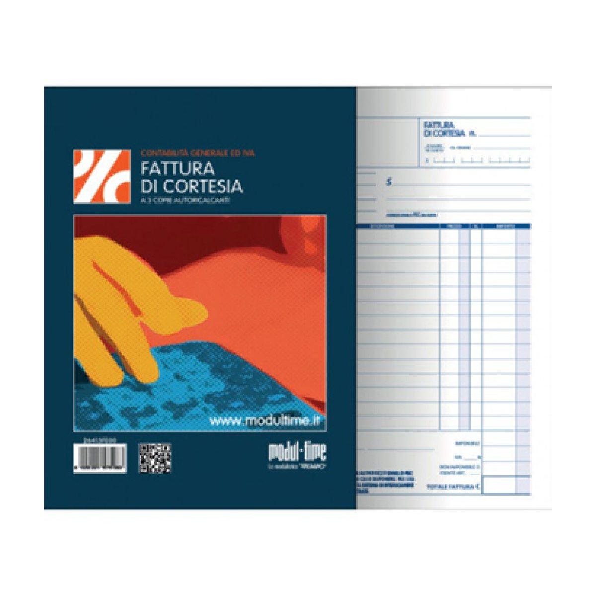 Fatture a5 di cortesia 33x3 cop