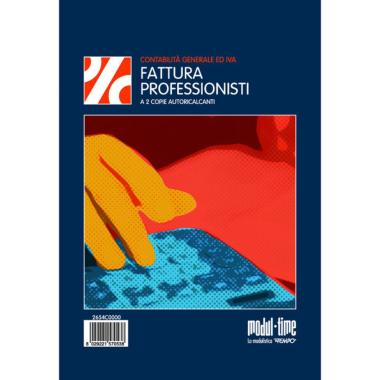 Blocco fatture a5 professionisti 2cp.