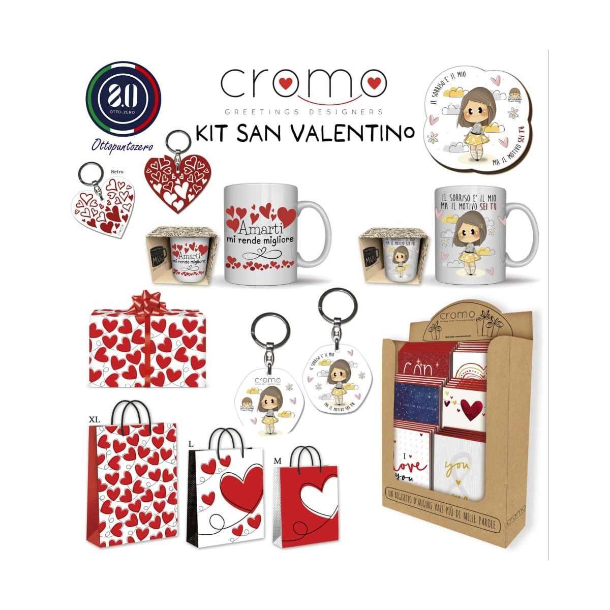 Kit san valentino cromo