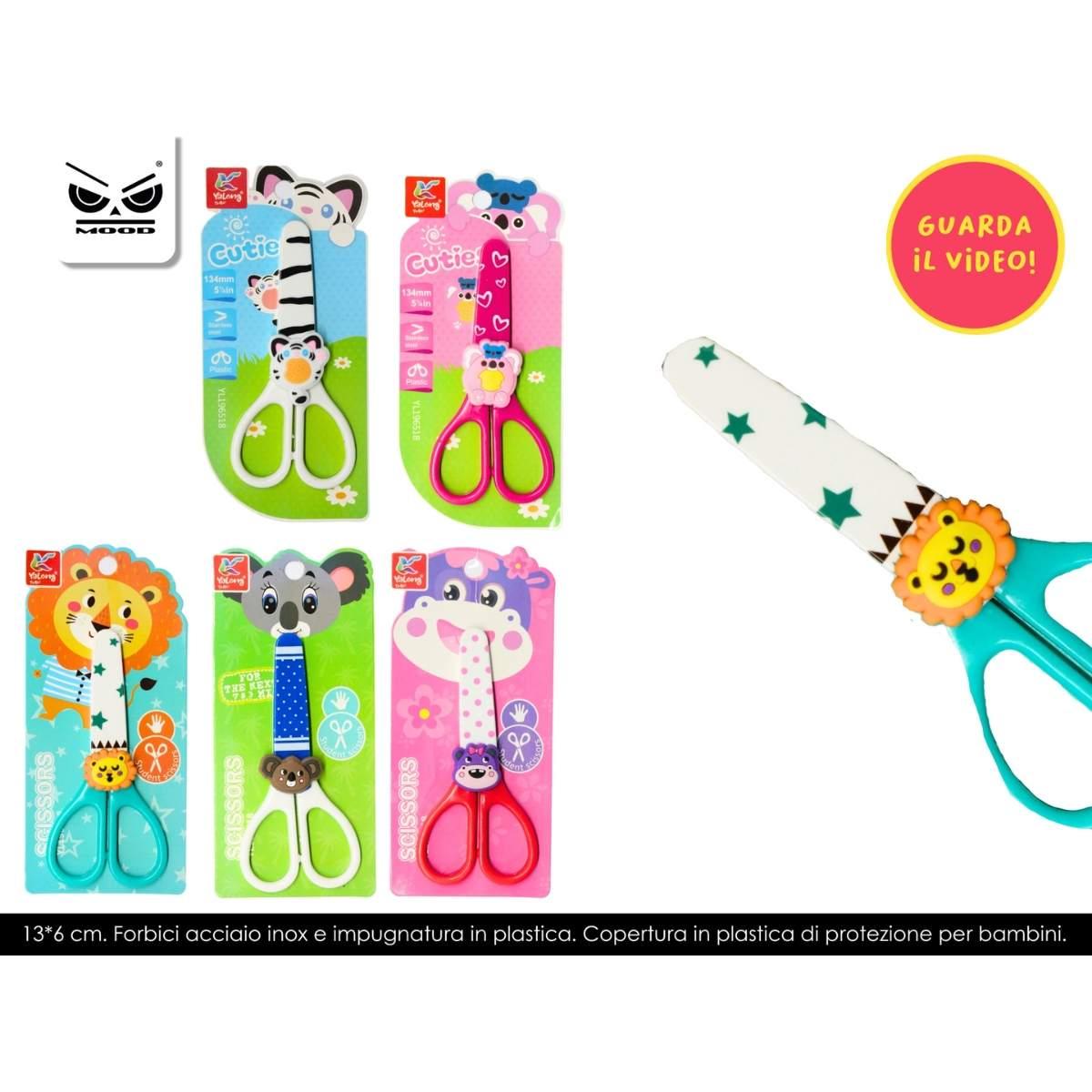 Forbici con punta arrotondata animali