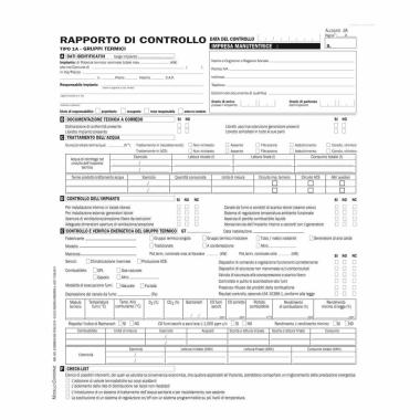 Rapporto di controllo effic. energetica tipo 1 gruppi termici cf25