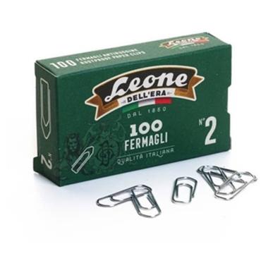 Fermagli n 2 antiruggine leone 100pz