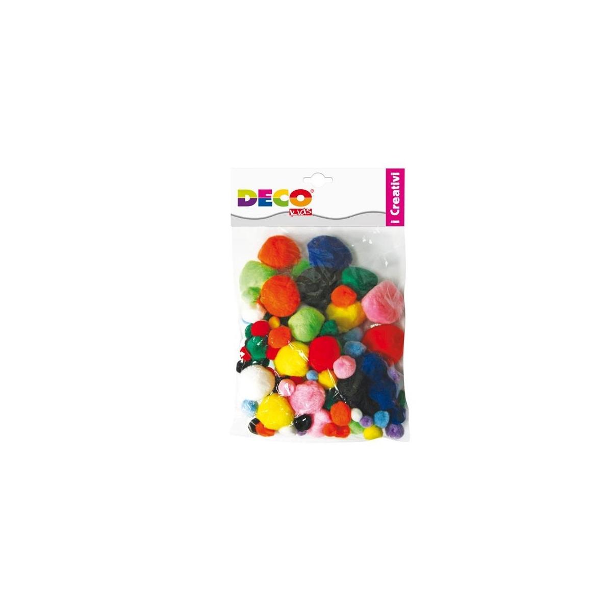 Pompons colori assortiti busta pz.40