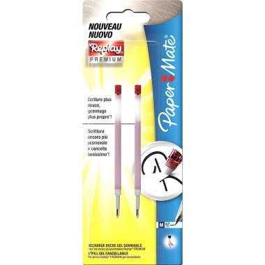 Refil x penna replay premium gel pz.2 rosso