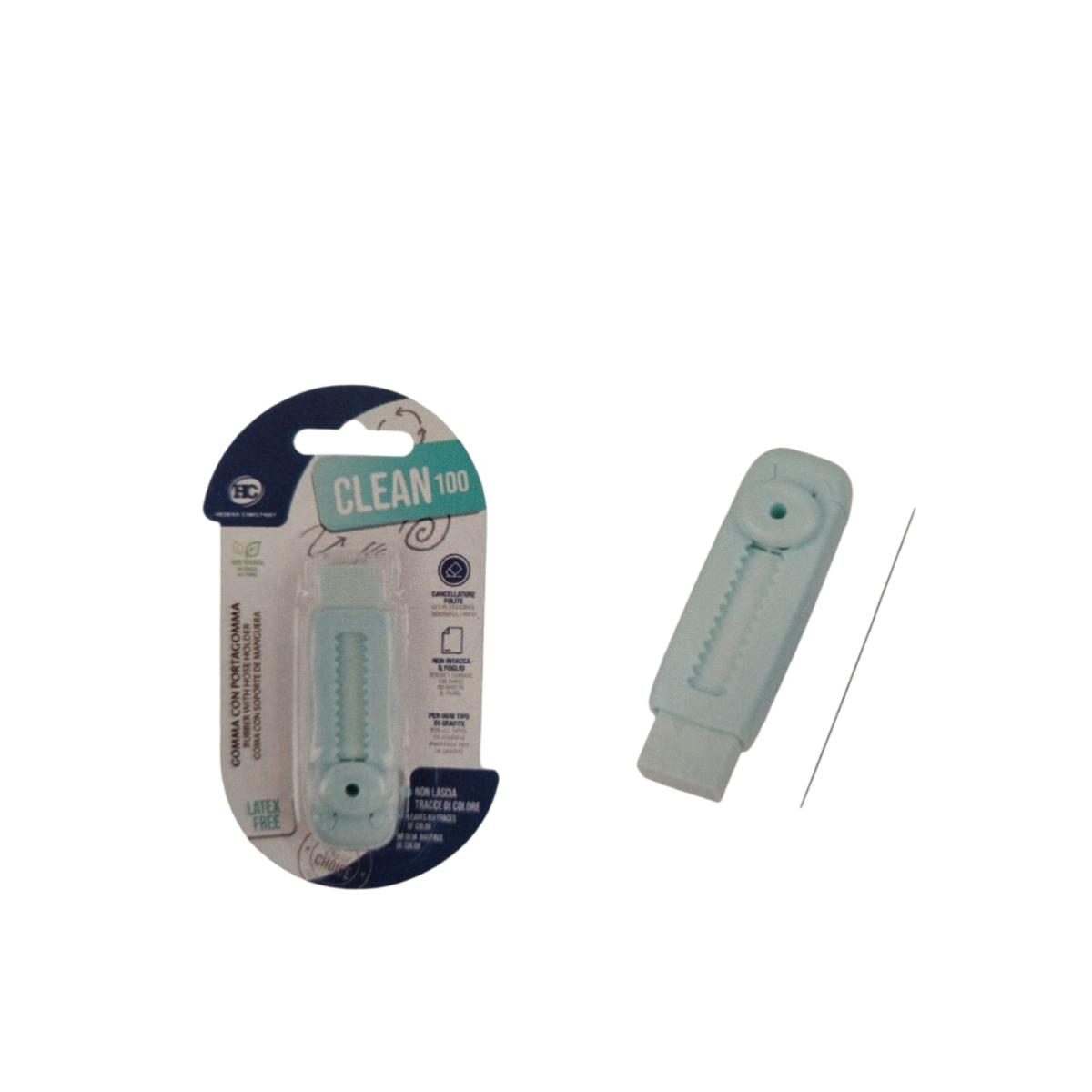 Gomma con portagomma clean 100