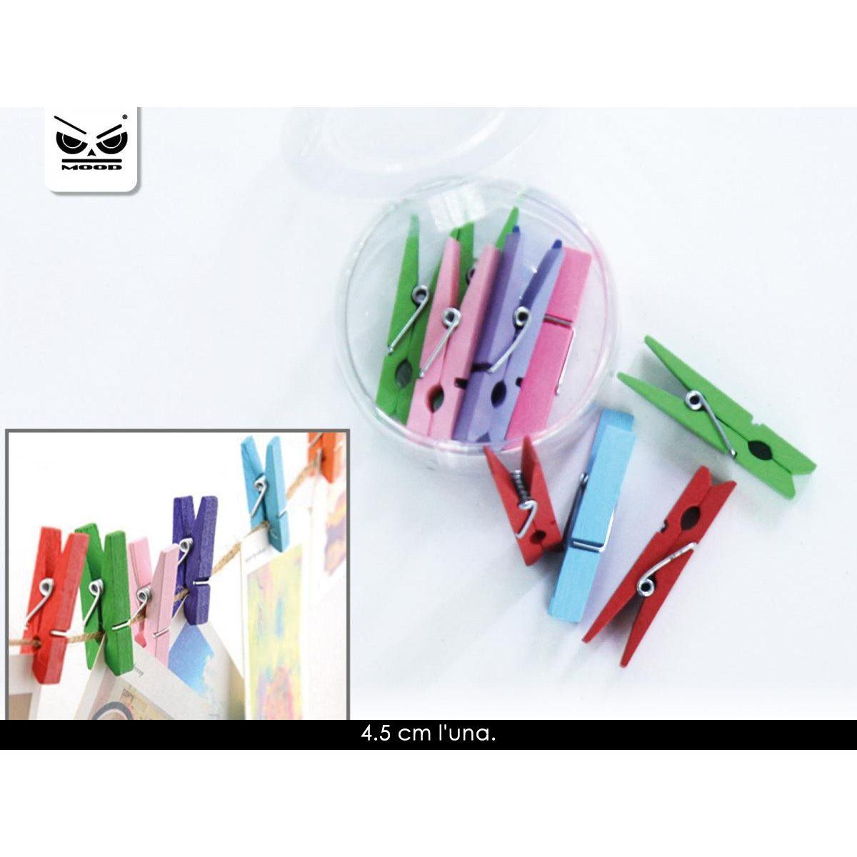 Set 12 mollette mix colors