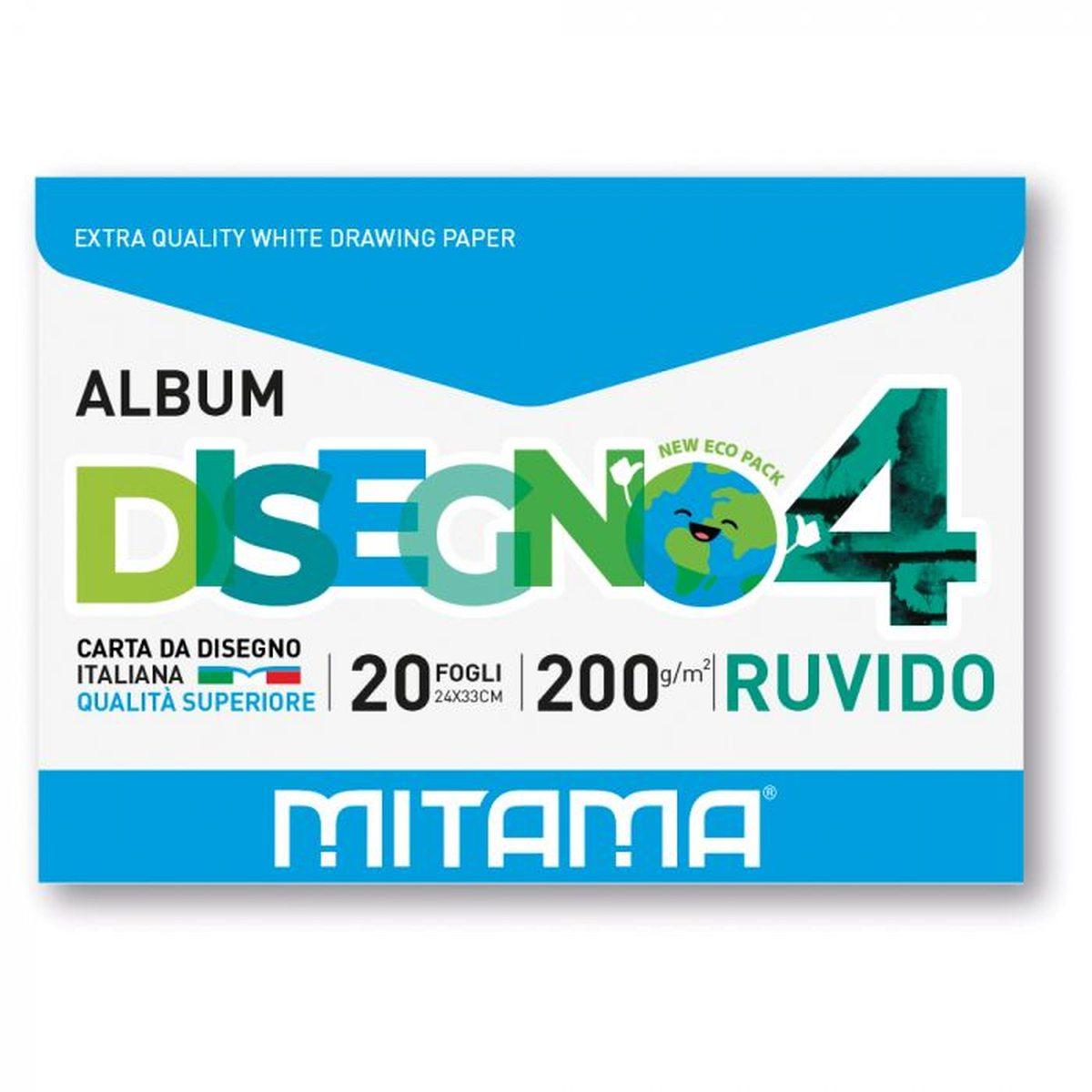 Album disegno ecobusta mitama 24x33 fg.20 220gr riq.