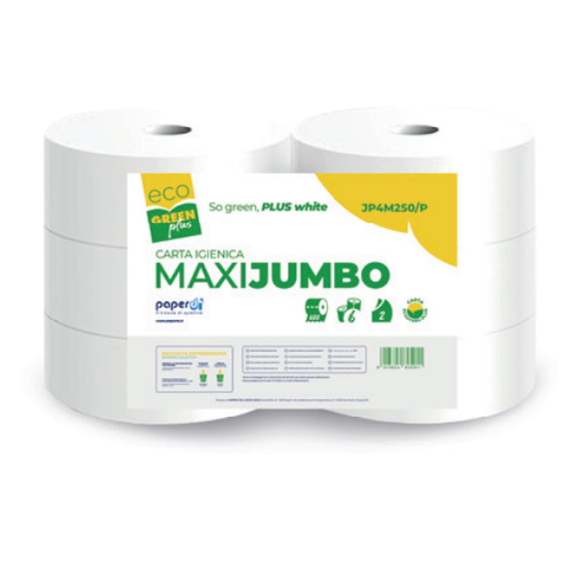 Carta igienica maxi jumbo green plus 6pz