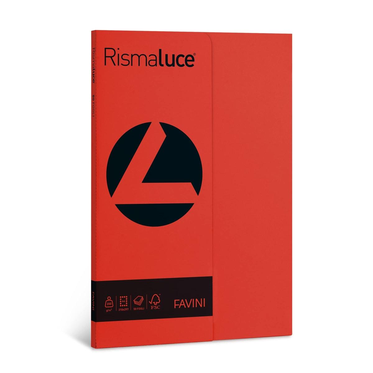 Rismacqua 200gr a4 50fg rosso scarlatto 61