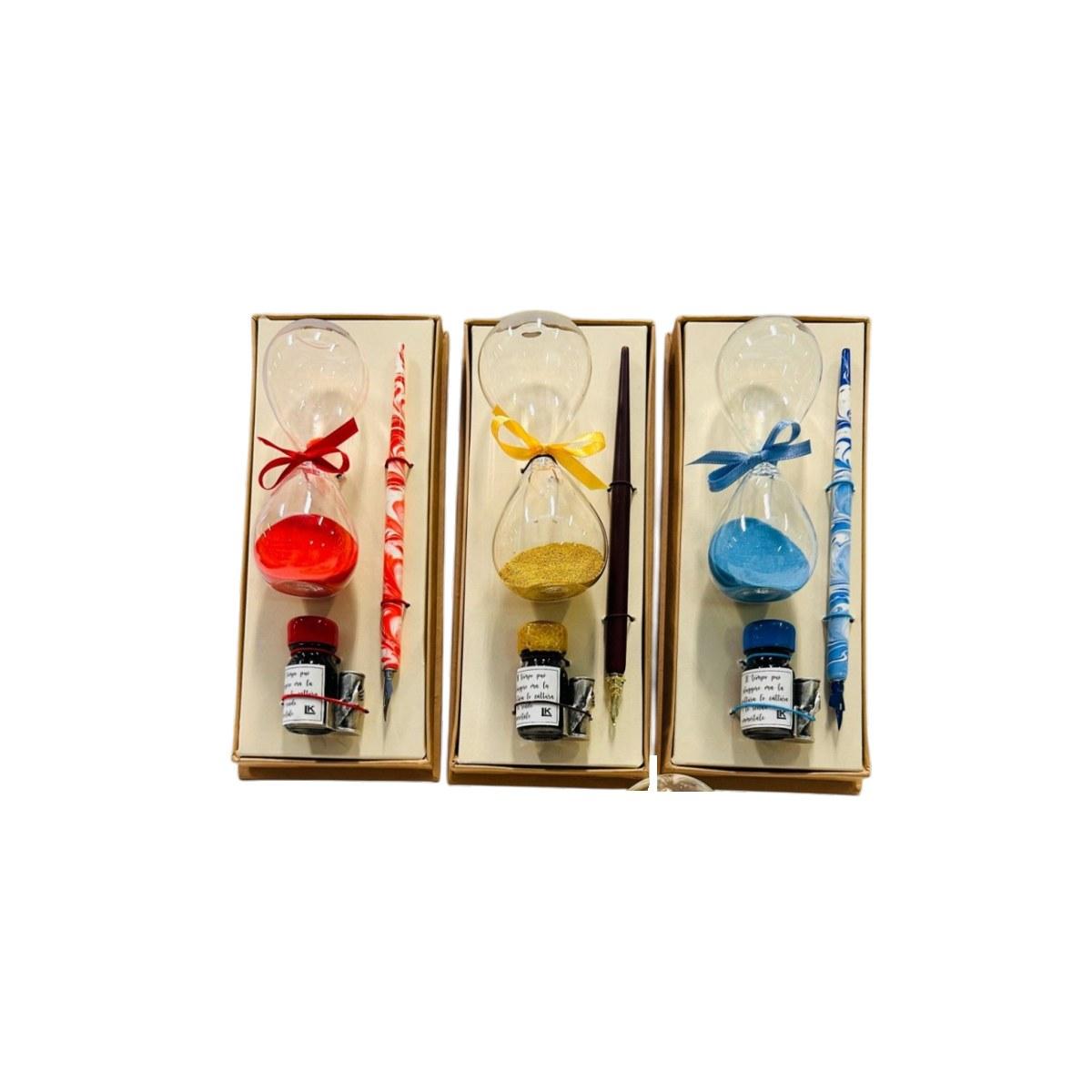 Cannetta clessidra ink. p.penna