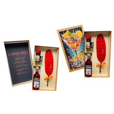 Piuma ink mignon campari spritz