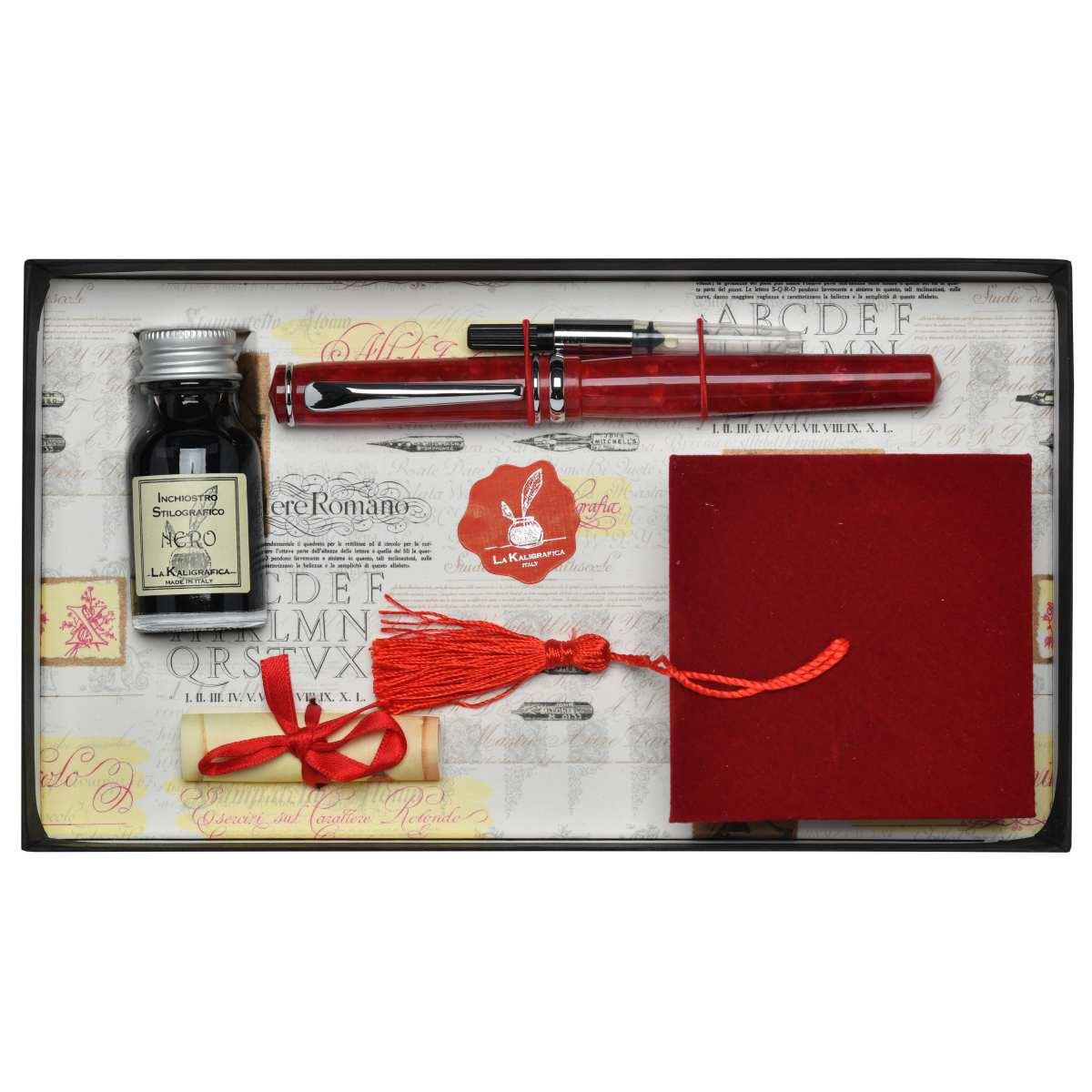 Set stilo ink pergamena