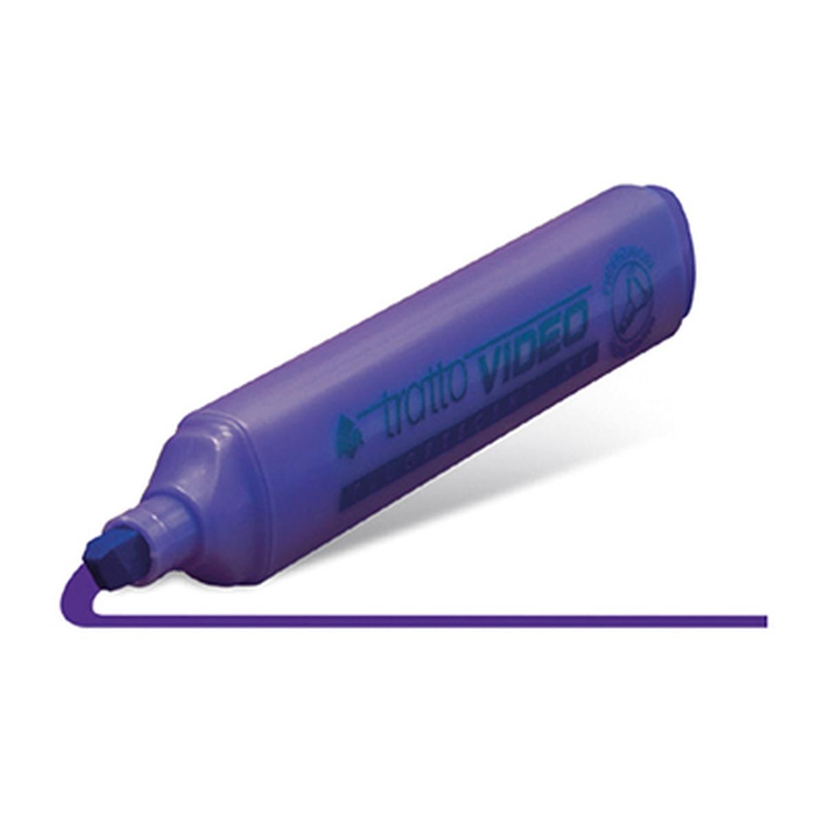 Tratto video viola fluo cf12