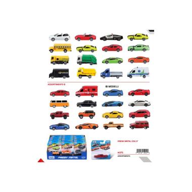 Auto fresh metal 1:64 in blister