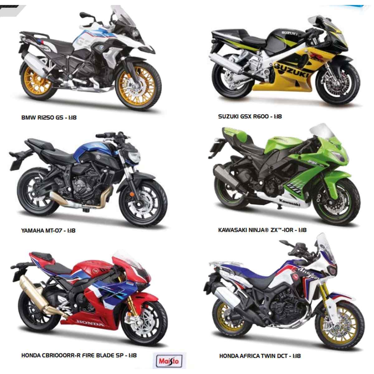 Collezione moto stradali 1:18