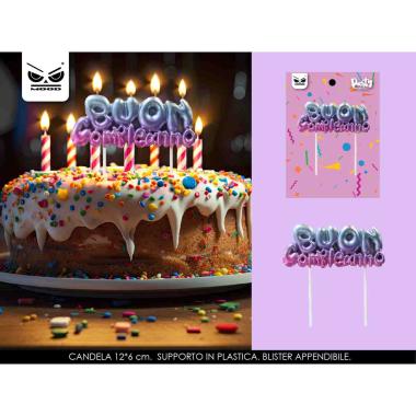 Candelina buon compleanno color
