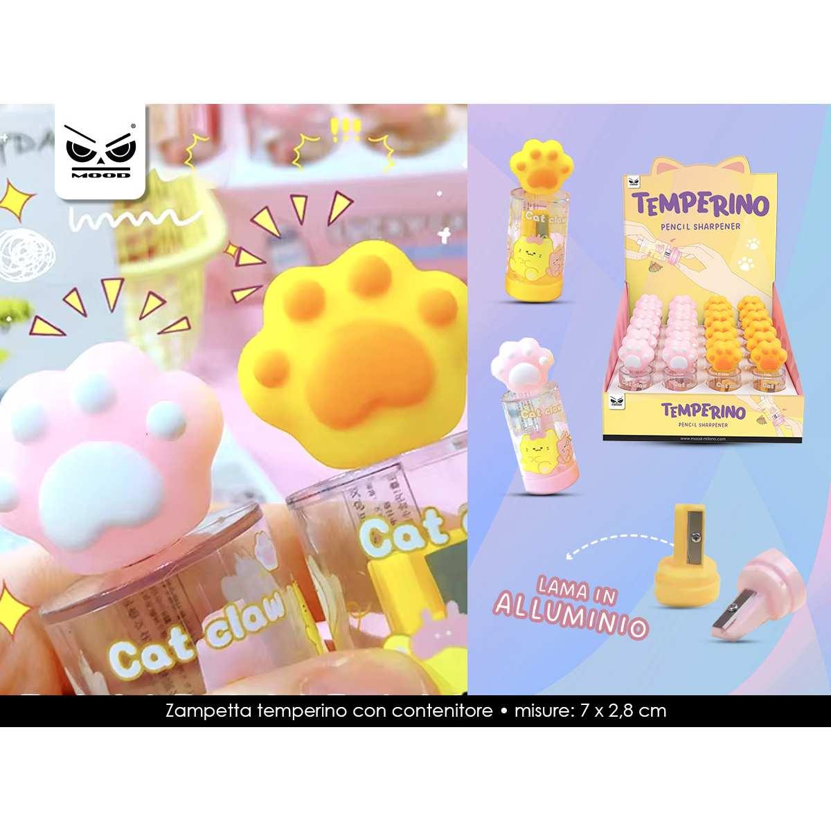 Temperino zampetta con contenitore (cf24)